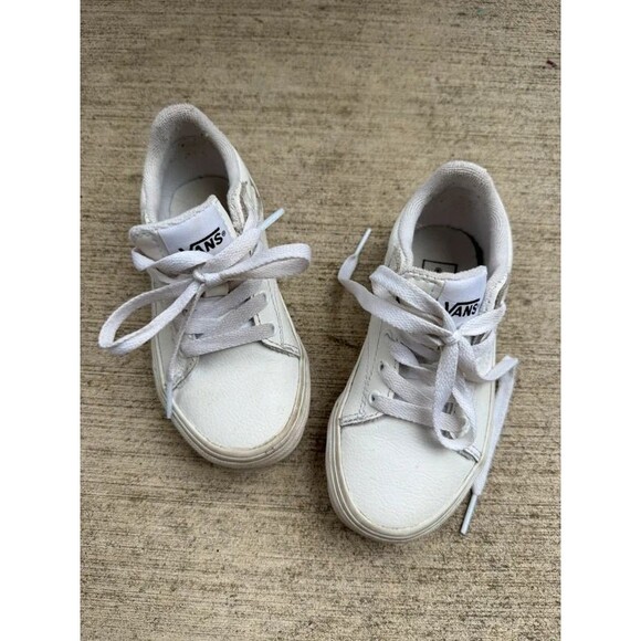 Other - Vans Kids' Seldan sneakers all-white leather Low Top